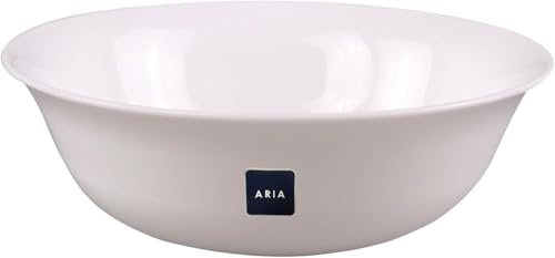 Best House | Opalware Round Bowl Set | 6 Pcs | 5/12.5 cm X 5 cm Height | Salad Fruit Soup Bowl Set | White | BPA-Free | Microwave Safe Serving Bowl | Food-Grade Material