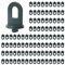 100x Gewächshausclips mit hoher Tragkraft - Stabile Pflanzenhalter, Perfekte Ösen Rankhilfe Clips Kunststoff, Aufhängevorrichtungen für Gewächshaus, für Ihr Gewächshaus und Paradies