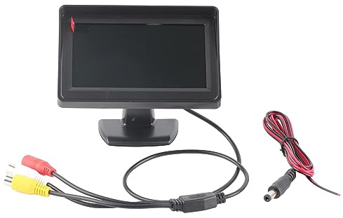 4.3inch Rear View Camera Screens, Color LCD Display Rearview Camera Monitor Parking Rear View Backup Camera Monitor for Car SUV Van Truck