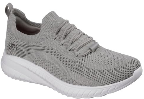 Skechers Squad Chaos Sr, Zapatos de Servicio médico Mujer, Taupe Textile, 40 EU