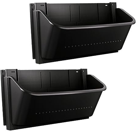 JOINPAYA Fioriera Da Parete Per Esterni in Plastica 2 Pezzi Vaso Per Piante Da Appendere Muro Vivente Salvaspazio Per Balconi e Patio Piantagione Verticale Facile Installazione