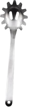 Cucchiaio per Pasta in Acciaio Inox con Denti, Servitore Spaghetti