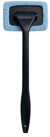 Tek Automotive Car Windscreen Demister Mop – Long Handle Microfibre Cleaner for Interior Fog & Condensation Removal