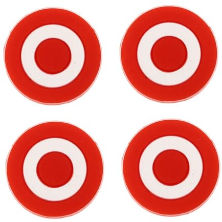 UKCOCO 4 Piezas Amortiguadores de Vibración para Raquetas de Tenis de Silicona de Rojos Absorben Impactos y Reducen Vibraciones para Mayor Seguridad