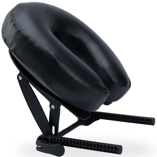 Massage Face Cradle with Cushion Massage Table Headrest, Fit Most Massage Table, Memory Foam, Adjustable