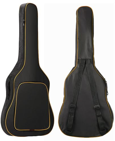 Étui pour guitare classique, housse pour guitare basse,Étui en tissu Oxford épais imperméable pour guitare classique | Sac à bandoulière rembourré épais de guitare acoustique par 0,19 pouces pour évit