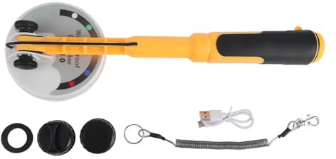 Detector de Metales Profesional, Detector de Metales portátil, Recargable, Sumergible, con luz de Sonido y Encendido en 3 Segundos, Fácil de Usar