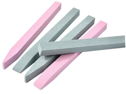 Alipis 12pcs Manicure Polishing Rods Nail Files for Women Nail Care Grinding and Buffing Tools Pedicure Supplies in Pink and Dark Green for Home and Salon Use