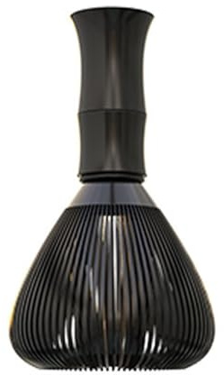 Lawnoval Set di scovolino e scodella in ABS Matcha per sbattere e scavare, kit giapponese per tè in giallo