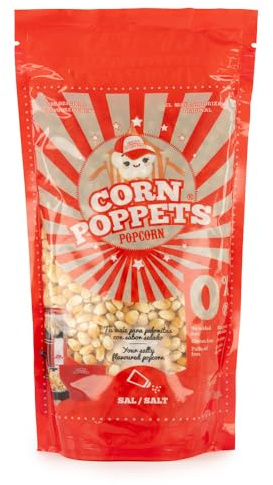 Corn Poppets | Grains de maïs pour Pop Corn salés | Popcorn bons pour la santé, 100% naturel | Sachet de 500 grammes