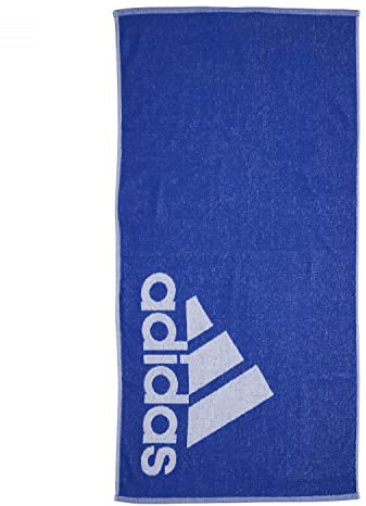 adidas Unisex Brand Towel, Semi Lucid Blue/White, S