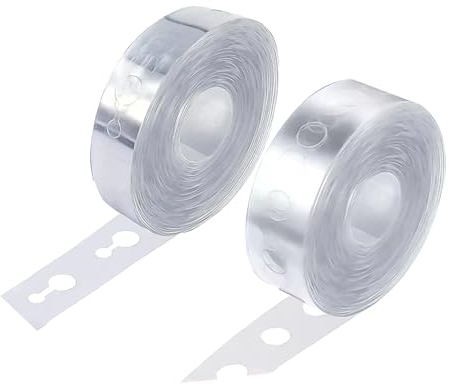 Lmyzcbzl Ballon Girlande Streifen, 2 Rollen 10m Ballon Kette Band, Luftballon Girlande, Luftballon Girlandenband, Ballonbogen Zubehör, für Hochzeit Festival Party Dekoration, Wiederverwendbar