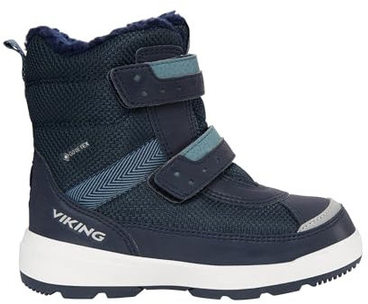 Viking Spela Reflex Warm GTX 2V, Snökänga, Navy/Charcoal, 24 EU Bred, Navy Charcoal, 24 EU Ancho
