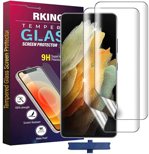 RKINC skärmskydd [3-Pack] för Google Pixel 7 Pro, Härdat Glasfilm Screen Protector, 0.33mm [Anti-Scratch][Anti-Shatter][Bubble-Free]