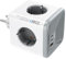 Cubo Enchufe USB 7 en 1, Ladron Enchufes Múltiple con 4 Tomas (4000W/16 A), 2 USB-C y 1 USB-A (30W Carga Rápida), Regleta Enchufe Múltiple para Pared, Oficina, Cocina y Dormitorio