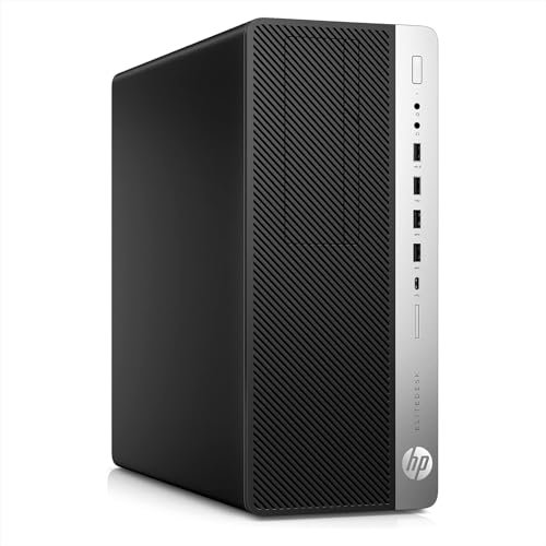 HP EliteDesk 800 G3 Tower PC Computer Intel Core i5 7th Ram 16GB SSD 256GB WiFi USB, Windows 11 Pro + Libre Office (Ricondizionato)