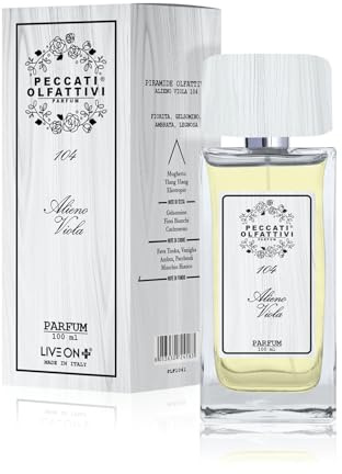 Peccati Olfattivi N.104 Profumo Donna Equivalente Alien- Dupe Profumo Femminile Persistente con 30% di Essenza Pura, Fragranza Simile All'Originale con Lunga Durata e Resistente 100 ml Parfum