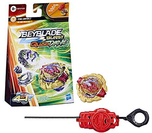 Hasbro - Beyblade Quad Drive Pack trottola e lanciatore, multicolore (F3338EU4)