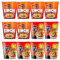 Nong Shim SHIN Original & Kimchi Ramyun Instant Cup Noodles Spicy Ramen (Pack of 12) HALAL