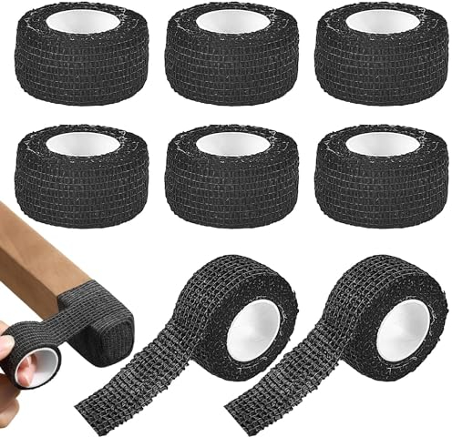 8 Pezzi Feltro Adesivo Piedini per Sedie, 2.5 cm × 4 m Feltrini Antiscivolo, Feltrini per Sedie Nero, Feltrini per Sedie Rotondi, per Pavimenti in Legno per Prevenire Graffi e Insonorizzazione