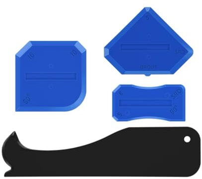 NestNook Silicone Sealant Remover and Finishing Tool Set for Kitchen Tiles Floor Bath With Grout Removal Caulking Kit