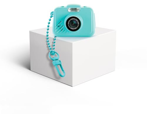 Canal Toys - Photo Creator - Mini Appareil Photo Enfant & Vidéo Numérique - Mini Caméra pour Créer des Souvenirs - Cadeau Enfant 8 Ans + - 14 Filtres – Flash+Micro - Format Voyage - CLK 058 Turquoise