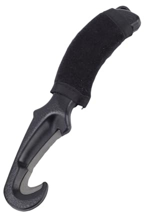 Luocute Line Cutter, Diving Wire Cutter Dive Cutting Tool, Scubaing Diving Knife Ti Alloy Long Handle Safety Rescue Scubaing Accessory with Storage Pouch for Underwater