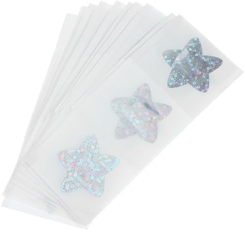 MAGICLULU 20 Vendajes Adhesivos Forma de Estrella Purpurina, Adhesión Fuerte y Material Pvc, Protectores de Heridas Suaves para Uso en Emergencias Color Aleatorio