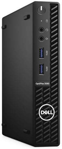 Dell OptiPlex 3080 Micro PC Ordinateur de bureau (reconditionné) CPU Intel i5-10400T, Mémoire RAM DDR4 16 Go, Disque SSD 512 Go, HDMI & DP, Windows 11 Professionnel