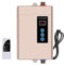 Scaldabagno elettrico, Scaldabagno Elettrico Senza Serbatoio Da 3000 W, Scaldabagno Istantaneo Con Telecomando, Riscaldamento 'acqua Con Touch LCD,Efficienza energetica(Sliver)