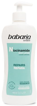 Babaria - Crema Corporal Con Niacinamida | Body Milk 400ml | Crema Con Niacinamida | Crema Hidratante Hombre Y Mujer | Crema Cuerpo