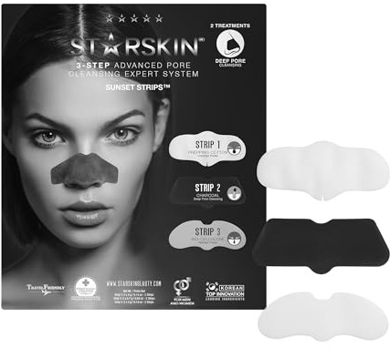 STARSKIN Sunset Strips™ 3-Step Advanced Pore Cleansing Expert System(2Treatment),