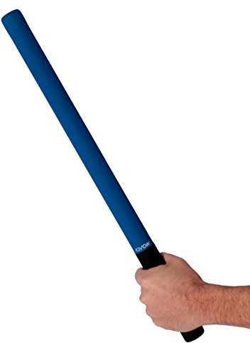 BAY® 60 cm schwarz/blau SV Schaumstoff SV Krav MAGA Selbstverteidigung Self Defense Schaumstoff Mantel mit Plastikkern Langstock Stock Softstick Softstock Soft Stock Kampfstock Budo Kunststoff…