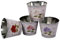 UNUS Topf Zink rund Hortensie 4er Set