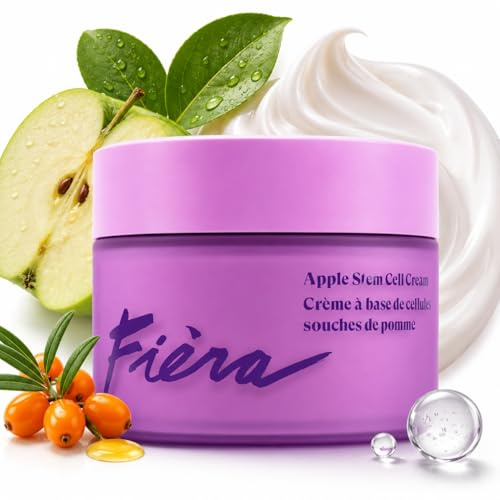 FIÈRA 24-Hour Rejuvenating Face Cream with Apple Stem Cells - Anti-Aging Moisturizer for Mature Skin, Day & Night Hydration, Improves Skin Tone, Texture, and Elasticity - 1.69 FL. OZ. / 50 ML