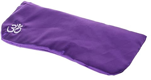 GOMMER Yoga Eye Pillow，Silk，Cassia Seed Lavender Massage Relaxation Mask，Aromatherapy Eye Pillow for Home Fitness (Color : Purple)
