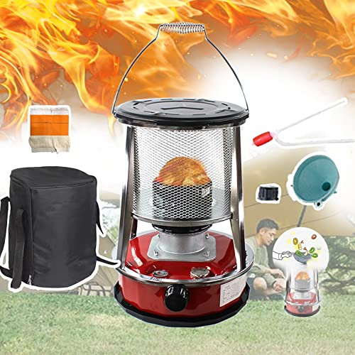 GUAWJRZDP PortáTil Estufa de PetróLeo,Calentador de petróleo sin Electricidad,Multifunción Hornillos de Acampada,Energía eficiente Estufa de Queroseno,Fuente de Calor de Emergencia de Calor rápido