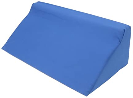 Cuscino a cuneo laterale per il corpo, con cerniera nascosta, in pelle PU, inclinato, cuscino a cuneo laterale, per adulti, per dormire, gravidanza (60 x 25 x 20 cm)
