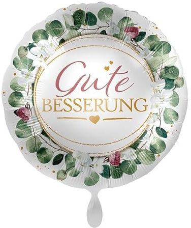 NEU Folienballon - Gute Besserung - ca. 45cm Durchmesser