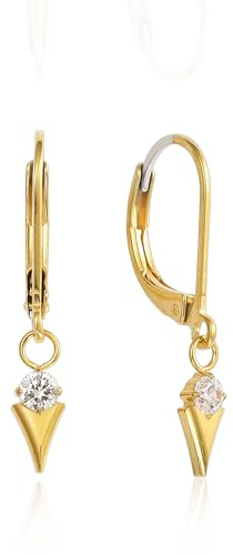 Limerencia G23 Titanium Leverback Dangle Drop Earrings for Woman Fashion 5A CZ Earrings Hypoallergenic Jewelry Gift