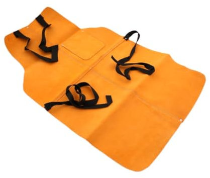 BSD Herren Leder Arbeitschürze XL - Schweißerschürze, Arbeit Lederschürze