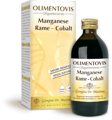 Dr Giorgini MANGANESE RAME COBALT Olimentovis - 200 ml Liquido analcoolico - Dr. Giorgini