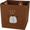 MIJOMA Kinder Aufbewahrungsbox Spielzeug-Box Spielzeugkiste für das Kinderzimmer (30x30x30 cm), faltbar, mit Motiv (Braun - Bär)