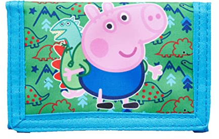 George Pig Kinder-Geldbörse, dreifach gefaltet, Grün