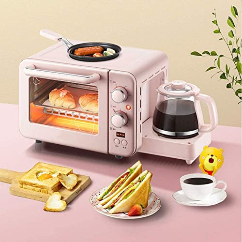 Air Fryer Oven Combo, Convection Toaster, Food Dehydrator, Functions To Fry, Roast, Dehydrate, Bake, Reheat (Pink) Useful