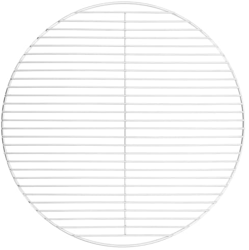 vidaXL Grille de Barbecue Ronde Ø54 cm Acier Inoxydable 304, Remplacement de Grille de Barbecue, Grille de Grillage, Grille à Charbon de Bois