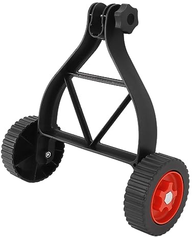 Ruote di Supporto per Decespugliatori, Ruote di Supporto Regolabili, Ruote Ausiliarie con Batteria, Taglia Mangia per Costruzione Attrezzi Vari