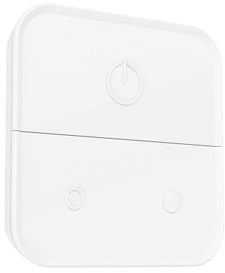 Eglo Interruttore della luce Connect.z per luci Smart Home, ZigBee, interruttore da parete senza fili per regolare l’intensità e la temperatura del colore, supporto magnetico a muro