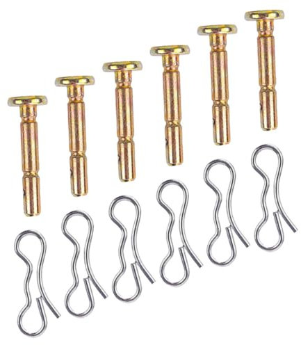 BESPORTBLE 6juegos Pasadores De Cizallamiento y Pasadores De para Reemplazo De Accesorios De Soplador De Nieve Instalación y Compatible Máquinas Quitanieves