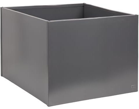 UNUS Pflanzkübel Pflanzgefäß quadratisch 80x80x80cm anthrazit wetterfest modern eckig rechteckig Blumenkübel Pflanzkasten